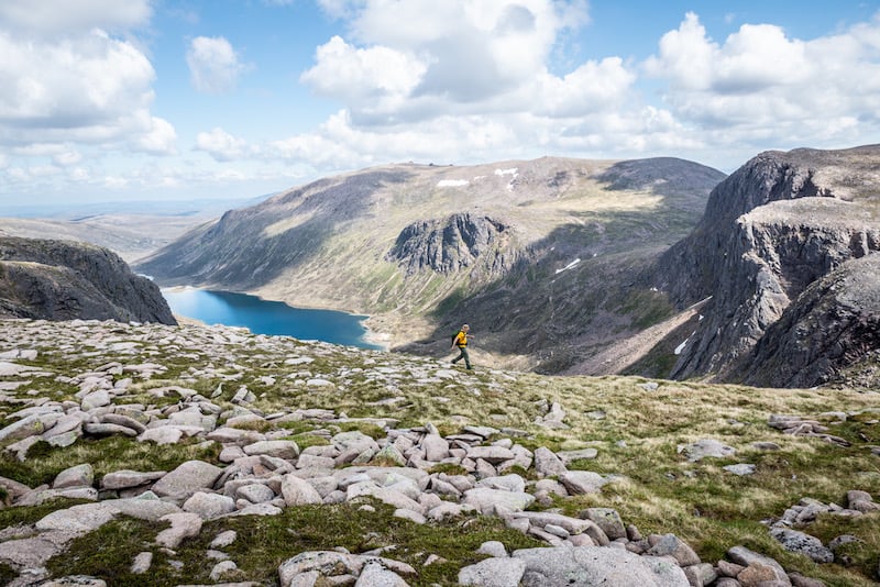 Ben Macdui mountain in Scotland